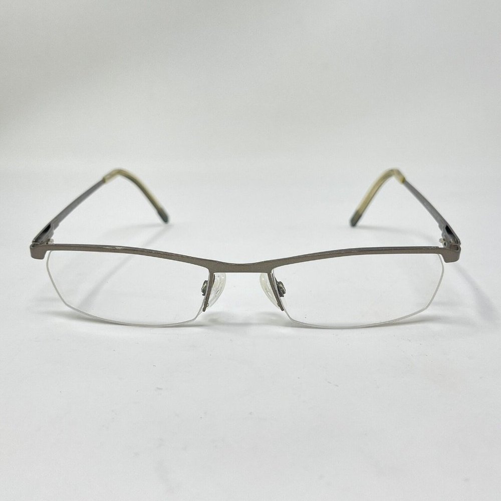 LIGHTEC MOREL 6180L  EA 006  52 [] 18 140 HALF RIM EYEGLASSES Frame